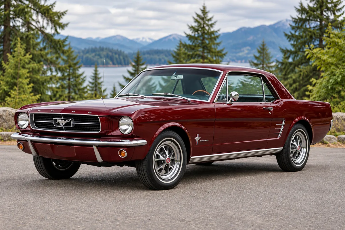 1966 Ford Mustang — front left exterior overview.